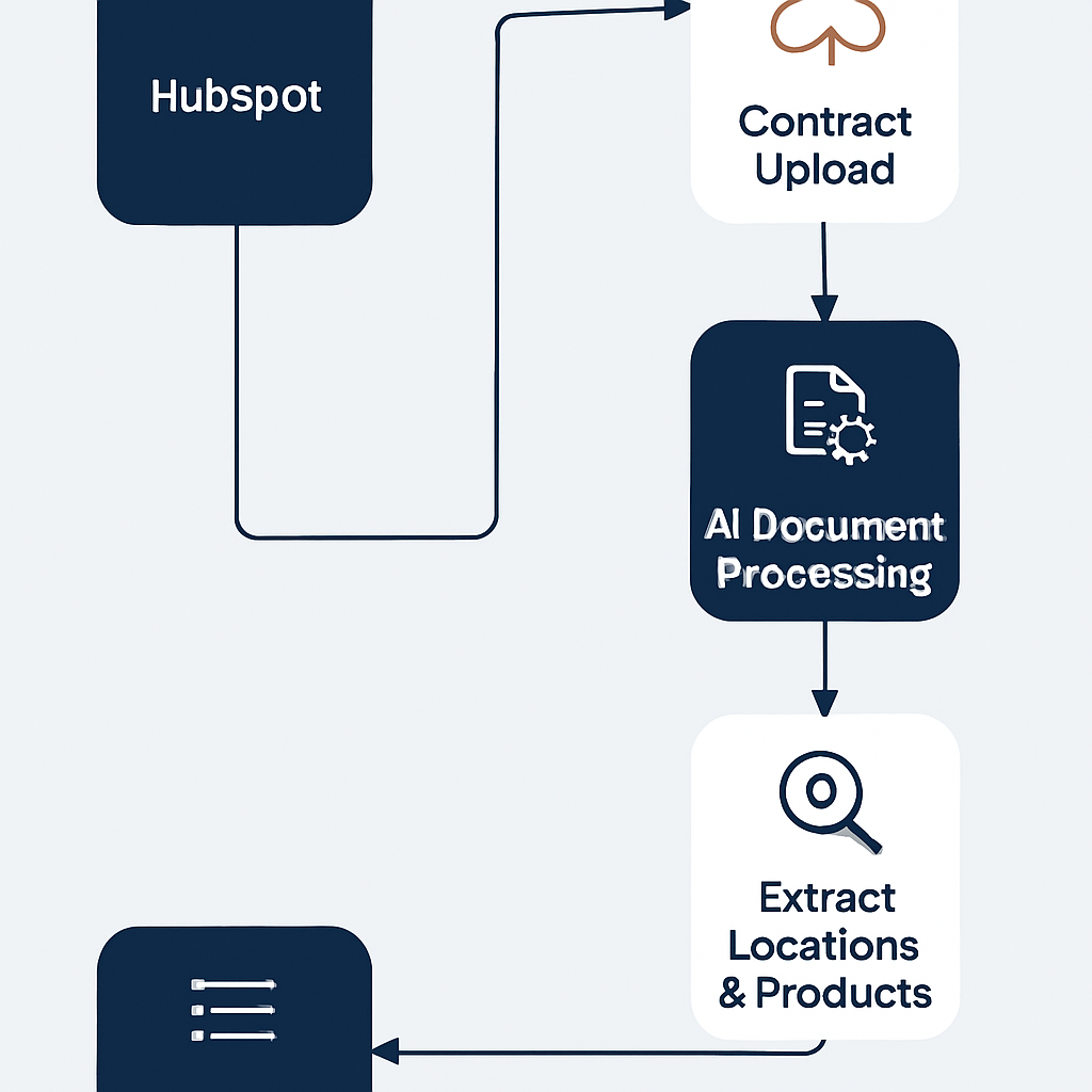 n8n Workflow: HubSpot Contract Processing & Deal Automation